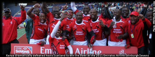 Edinburgh 7s Kenya Bowl Winners